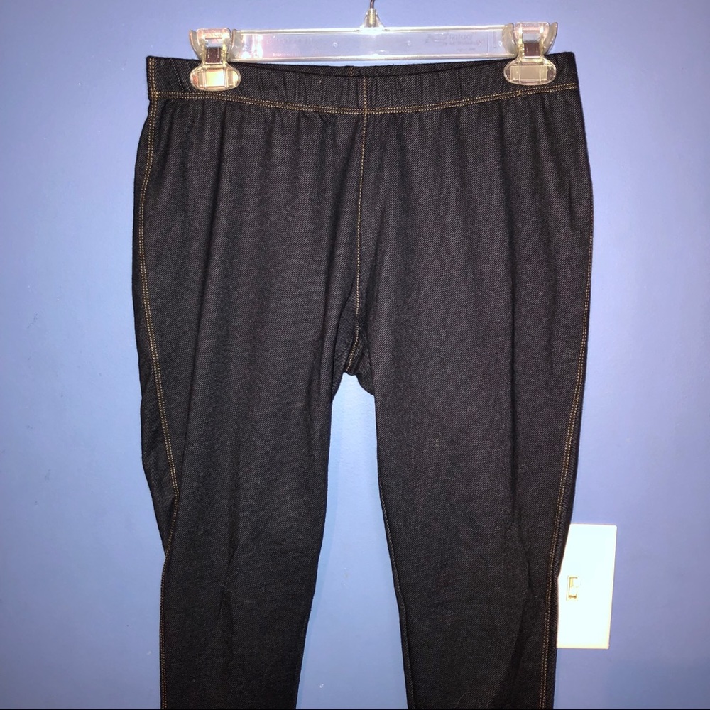 Faded glory women’s leggings blue size small 4-6